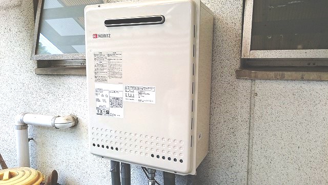 名古屋市天白区　ガス給湯器　施工事例